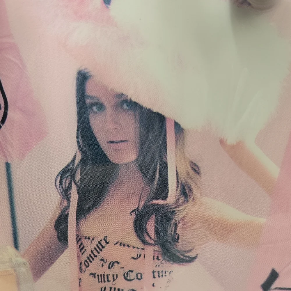 Juicy Couture Pink and Black Gift Bag